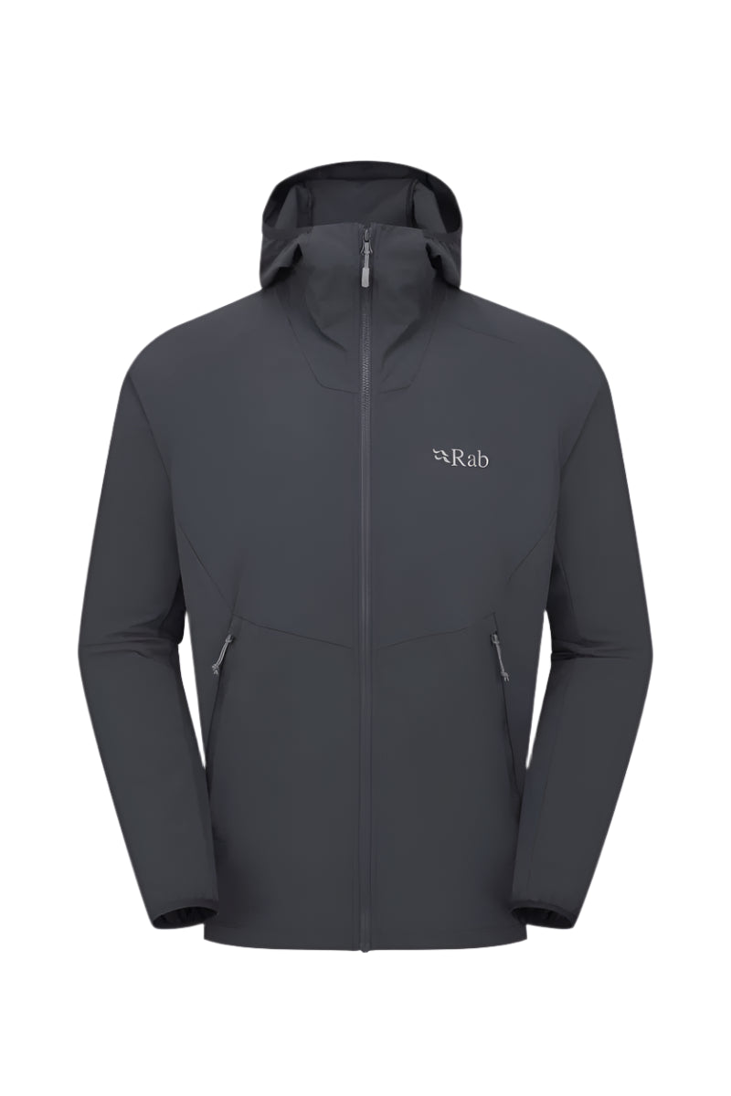 Rab Men's Borealis Hooded Jacket in Beluga - front