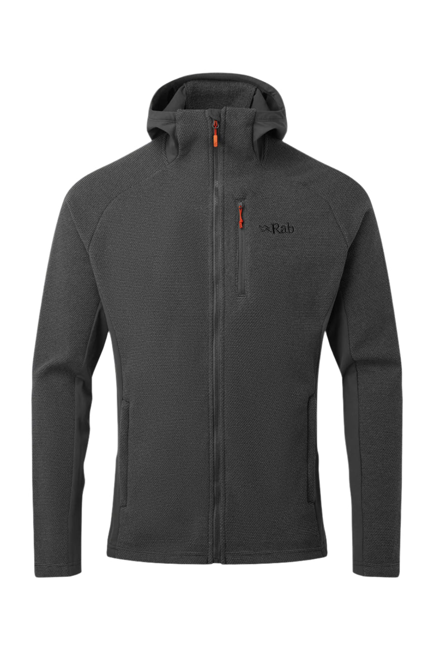 Rab Men's Capacitor Hoody in Graphene - front
