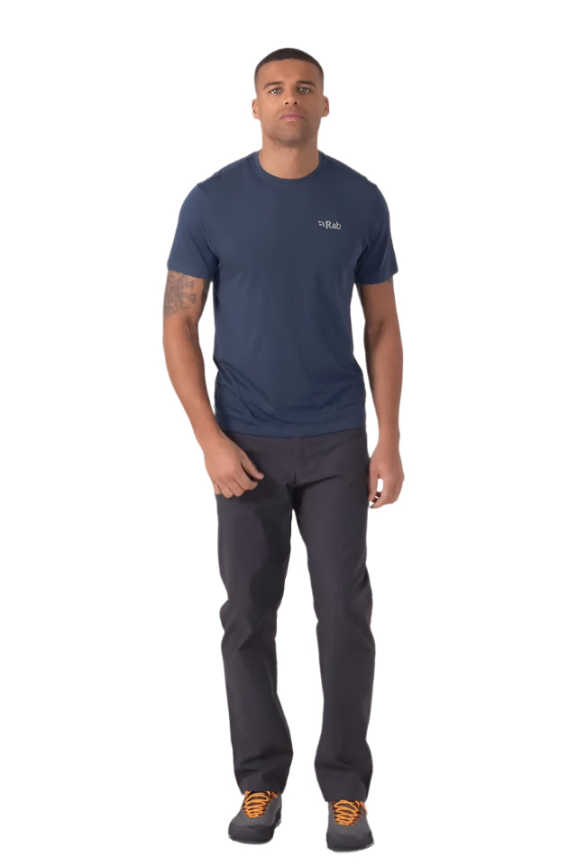 Rab Men's Crimp Logo Tee - worn