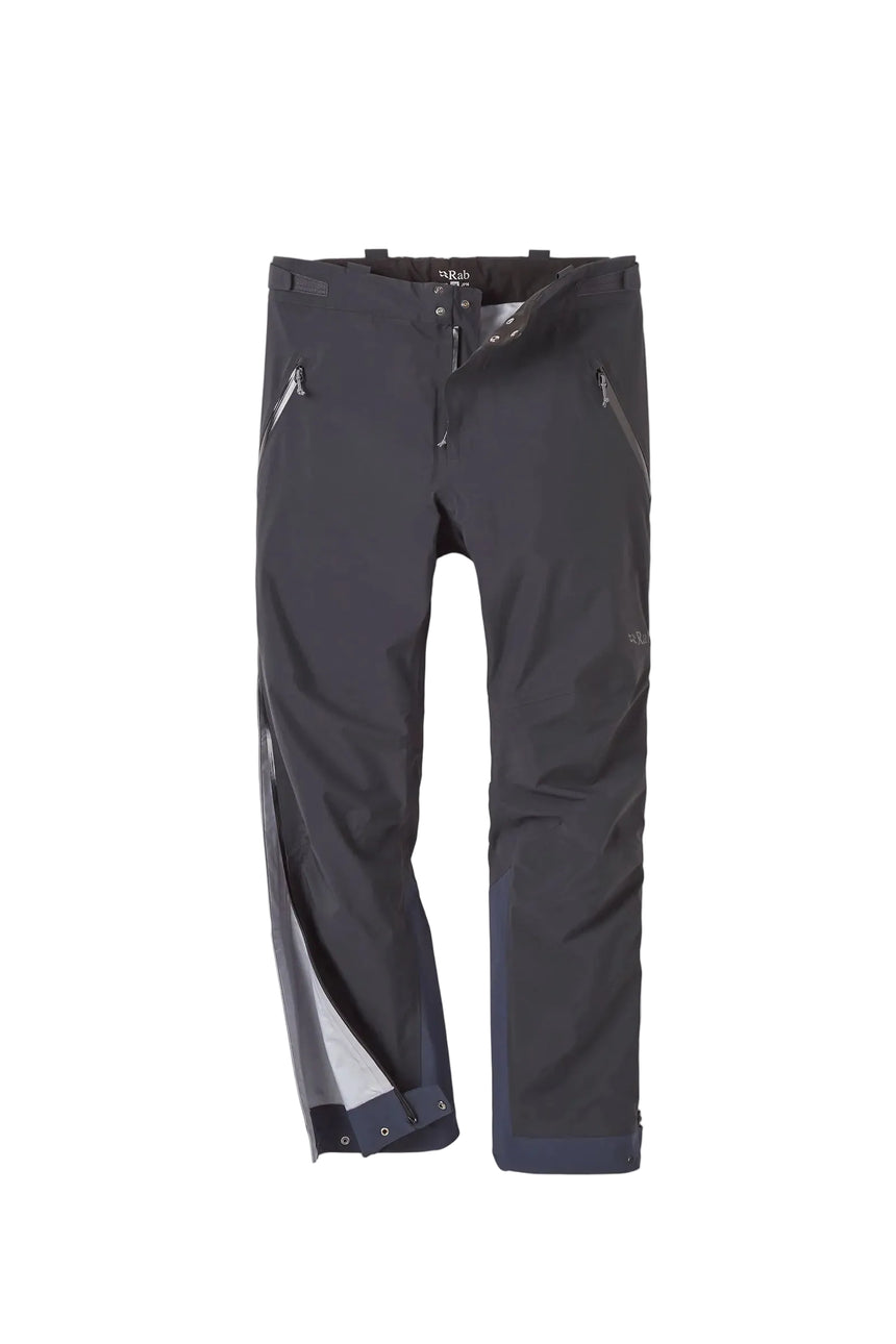 Rab Men's Firewall Guide Waterproof Pants in Black - side detail