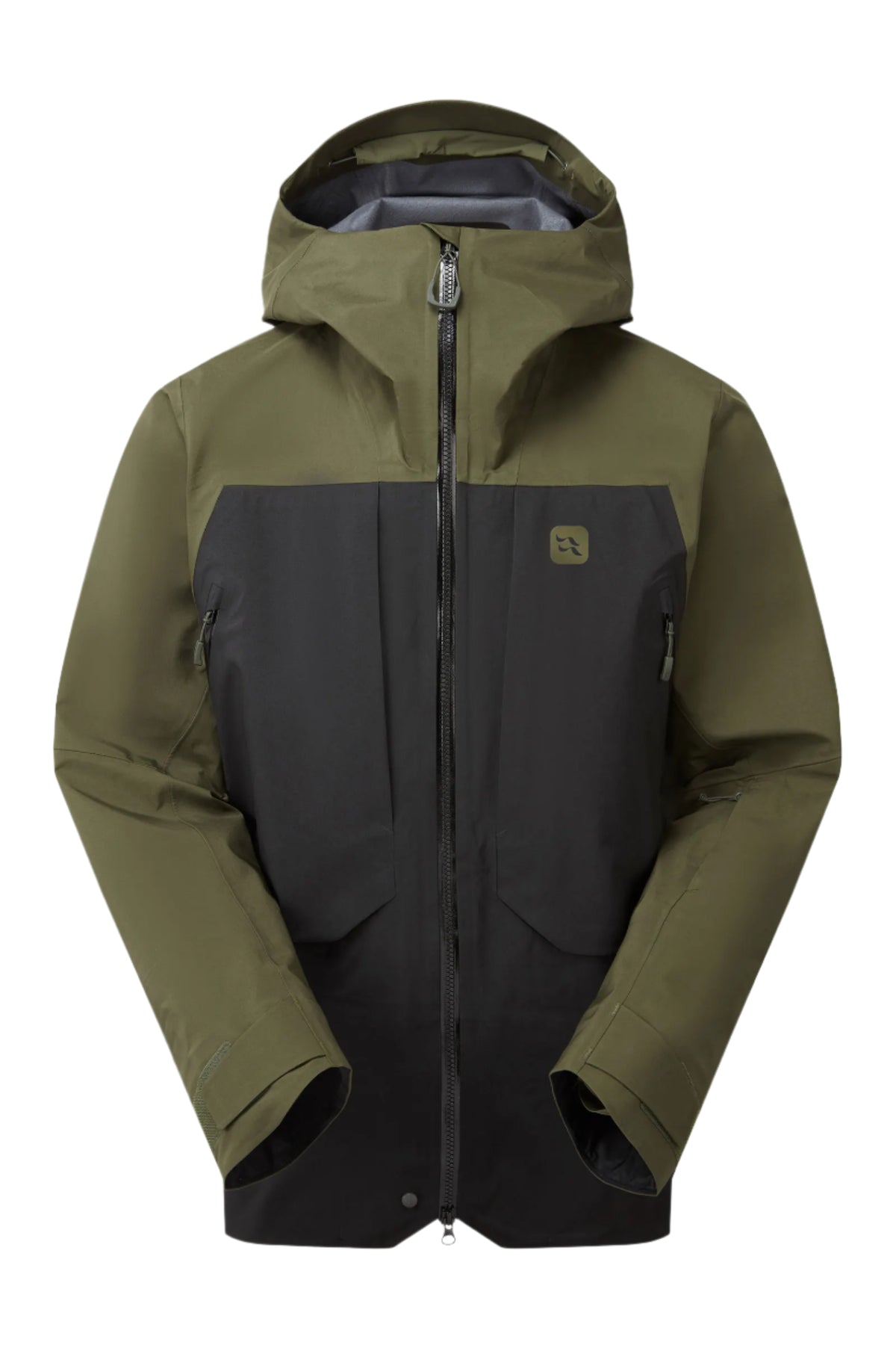 Rab Men's Khroma Converge GORE-TEX Ski Jacket in Army/Black - front
