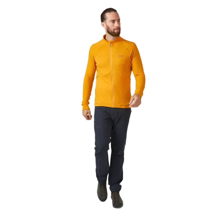 Rab Men's Nexus Jacket in Yellow (styling reference) - Worn Front