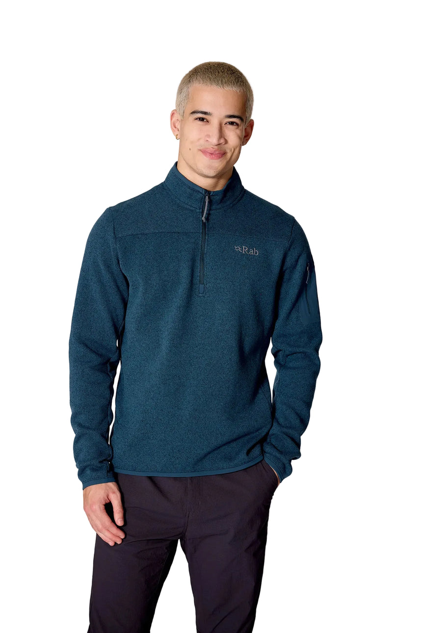 Rab Men's Ryvoan Pull-On in Tempest Blue - worn, front