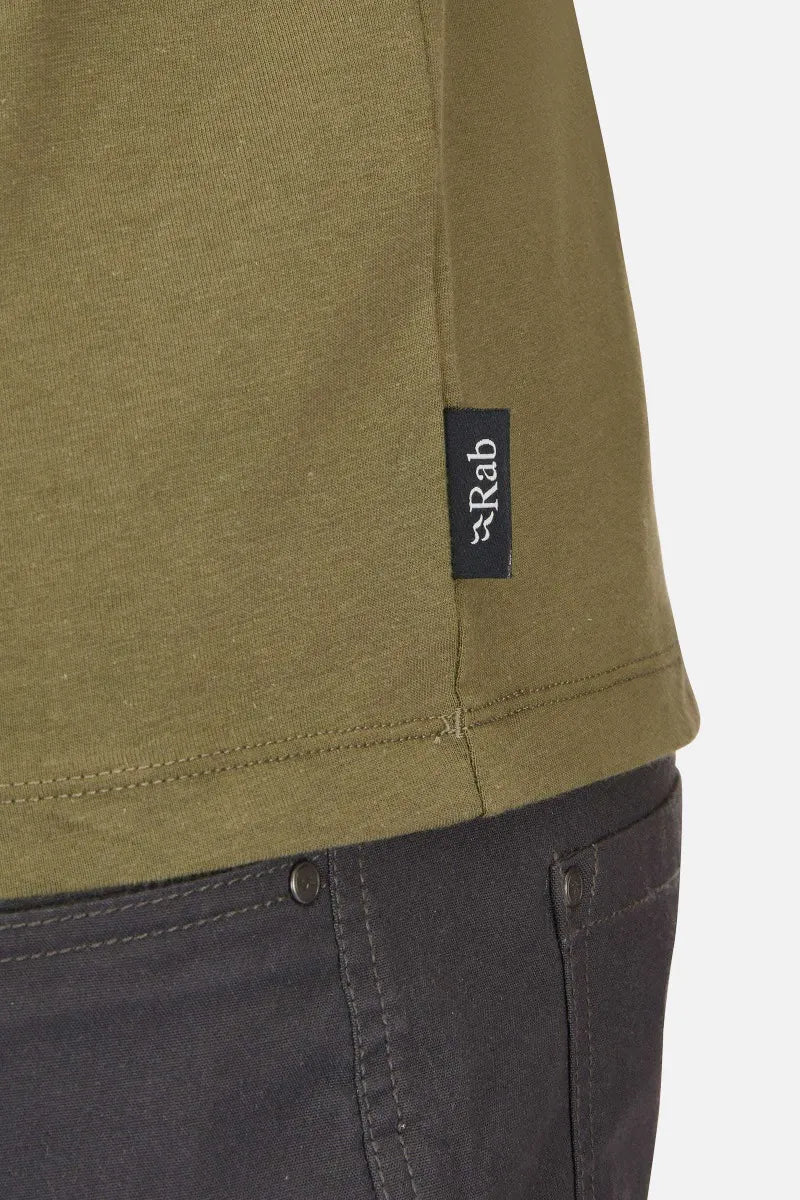 Rab Men's Stance Tech Sketch Tee - Label Detail