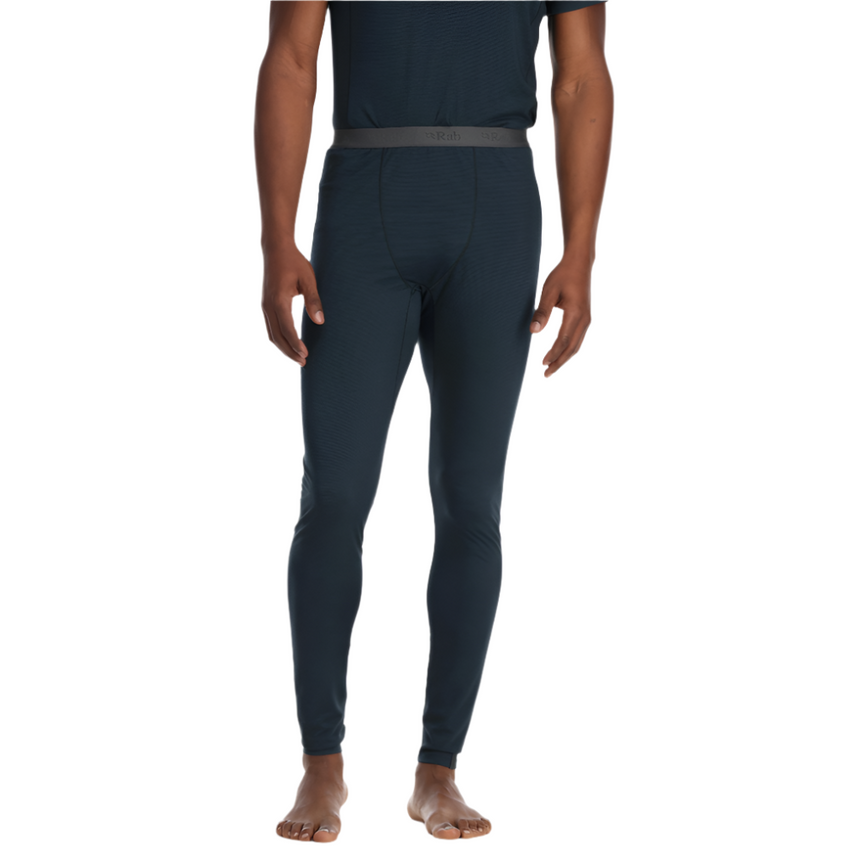 Rab Men's Syncrino Leggings in Orion Blue - worn