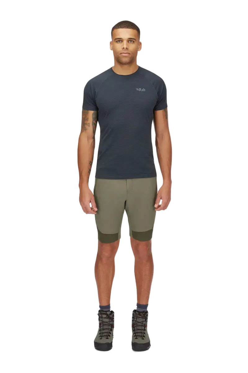 Rab Men's Torque Mountain Shorts - model full length front - Outdoor Action