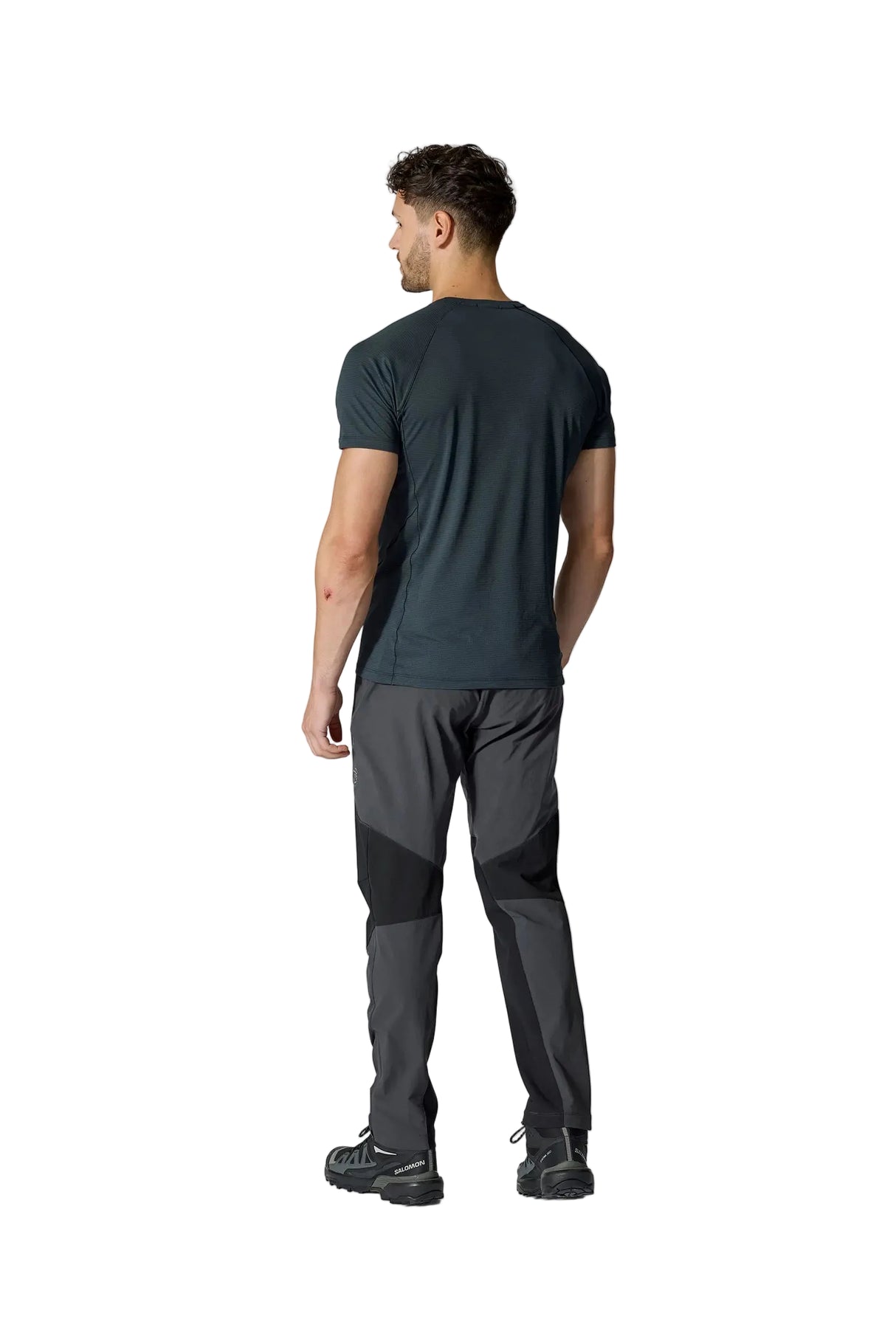 Rab Men's Torque Pants in Anthracite - worn
