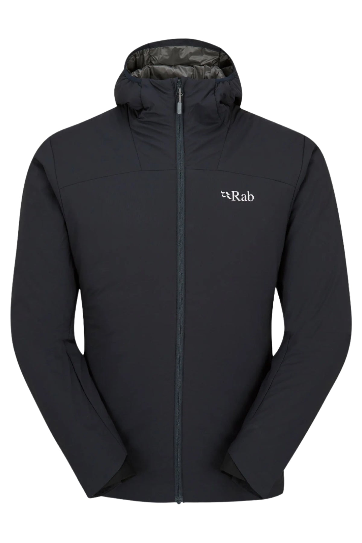 Rab Men's Xenair Alpine Light Insulated Jacket in Ebony (Zinc) - front