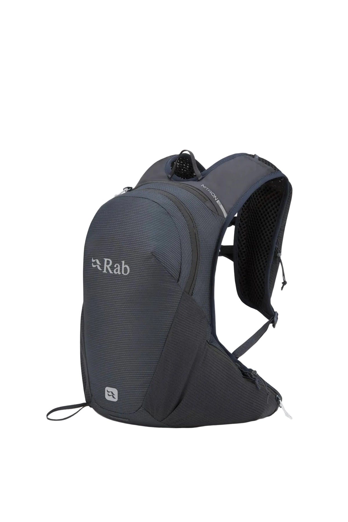 Rab Nitron 12L Lightweight Pack in Anthracite - Front View