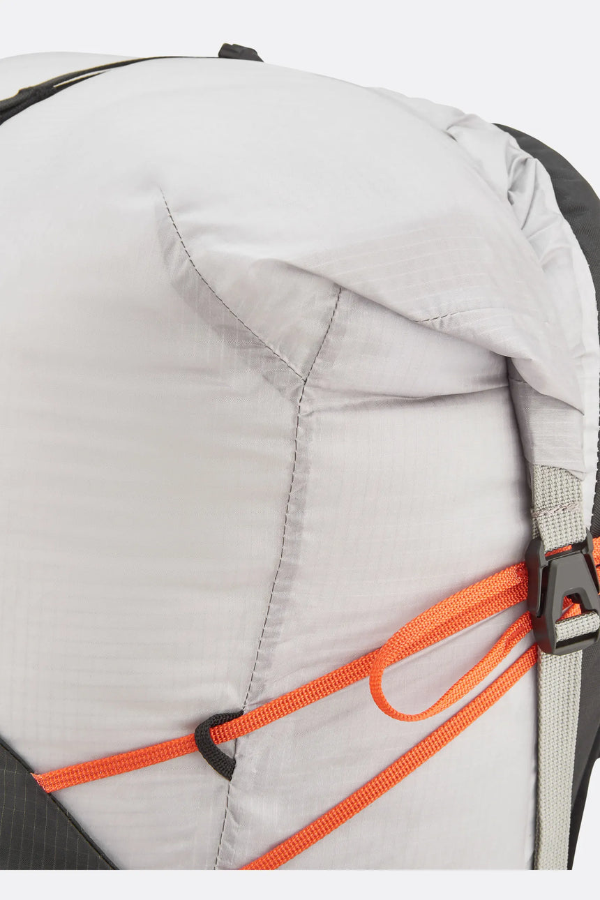 Rab Syclon XP 30L Waterproof Pack in Black/Dark Pewter - Side Detail