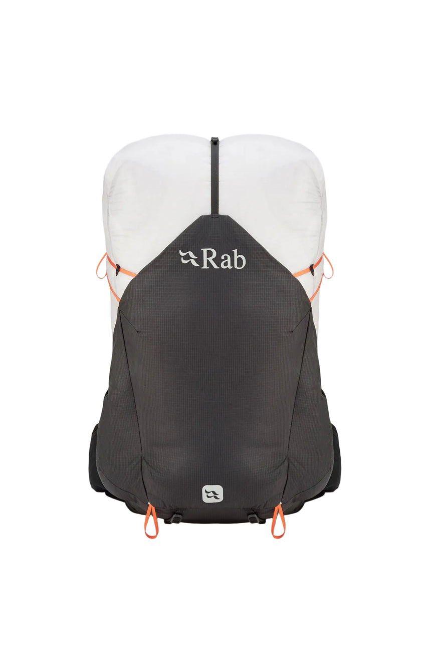 Rab Syclon XP 40L Waterproof Pack in Black/Dark Pewter - Back Standalone