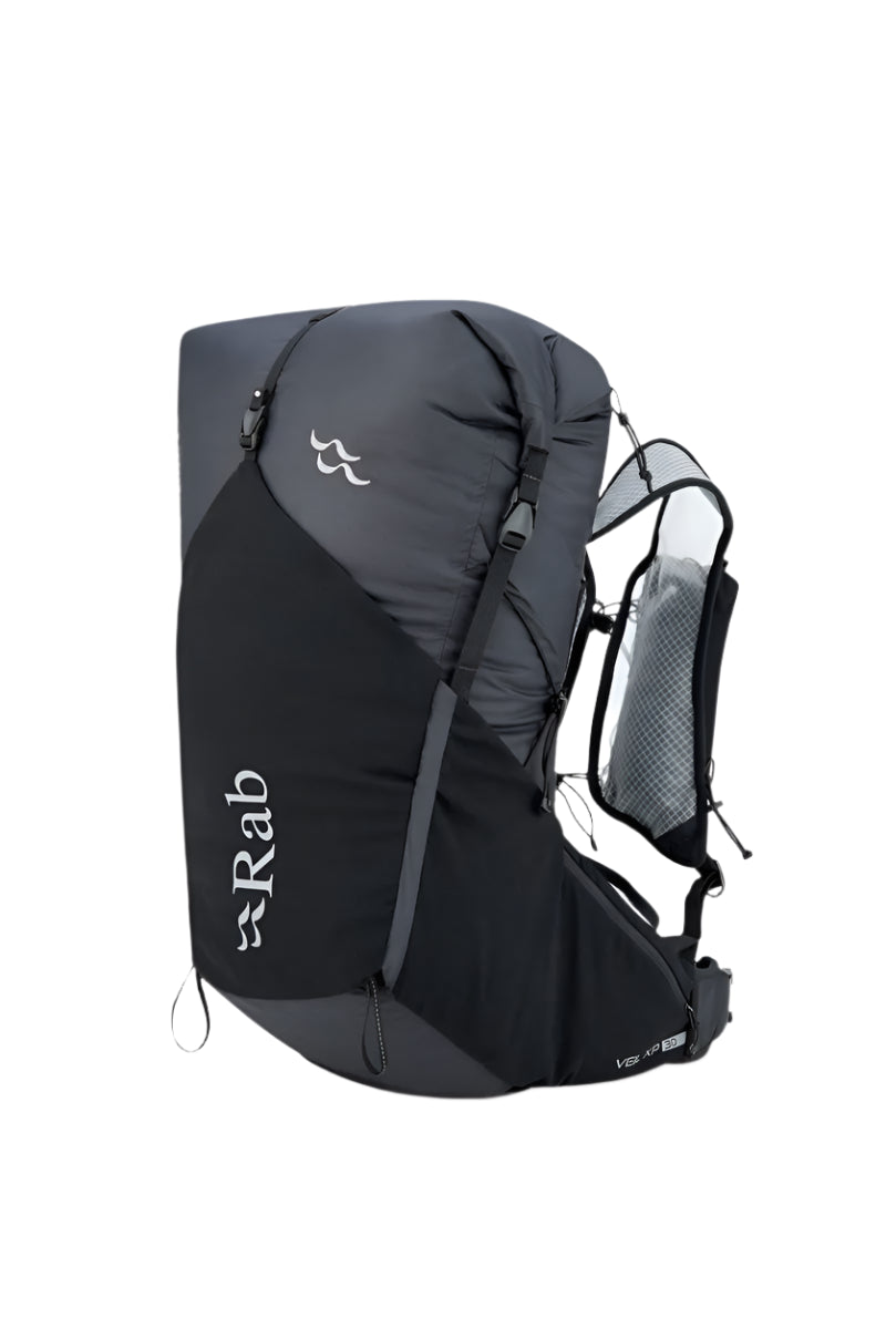 Rab Veil XP 30L Waterproof Pack in Black - Front View
