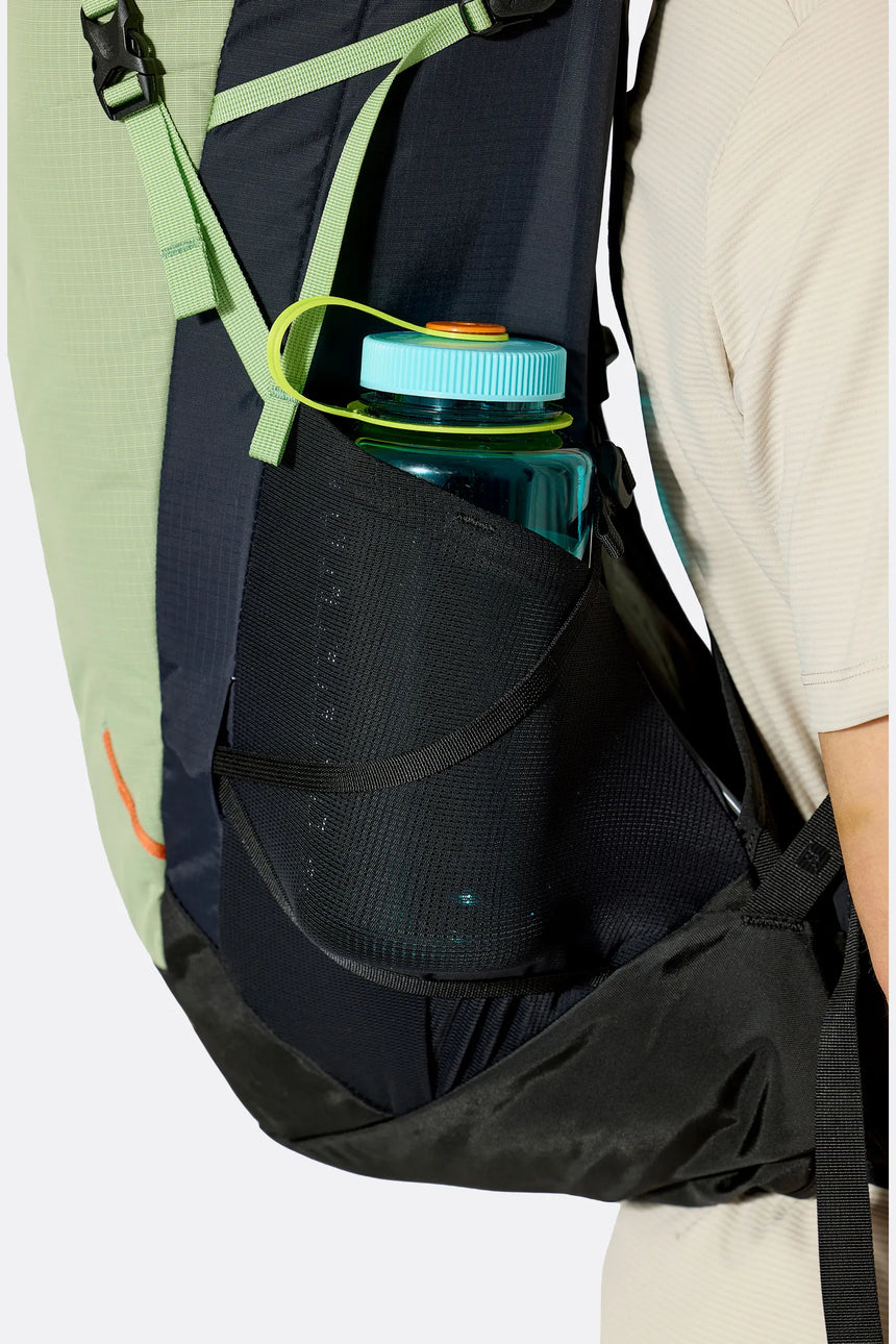 Rab Women's Airox ND 28 Day Pack in Fig Green/Black - Back Standalone