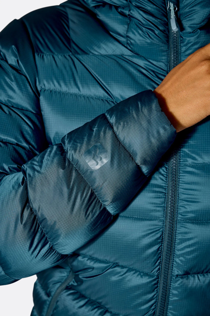 Rab Women's Electron Pro Down Jacket in Black - cuff detail