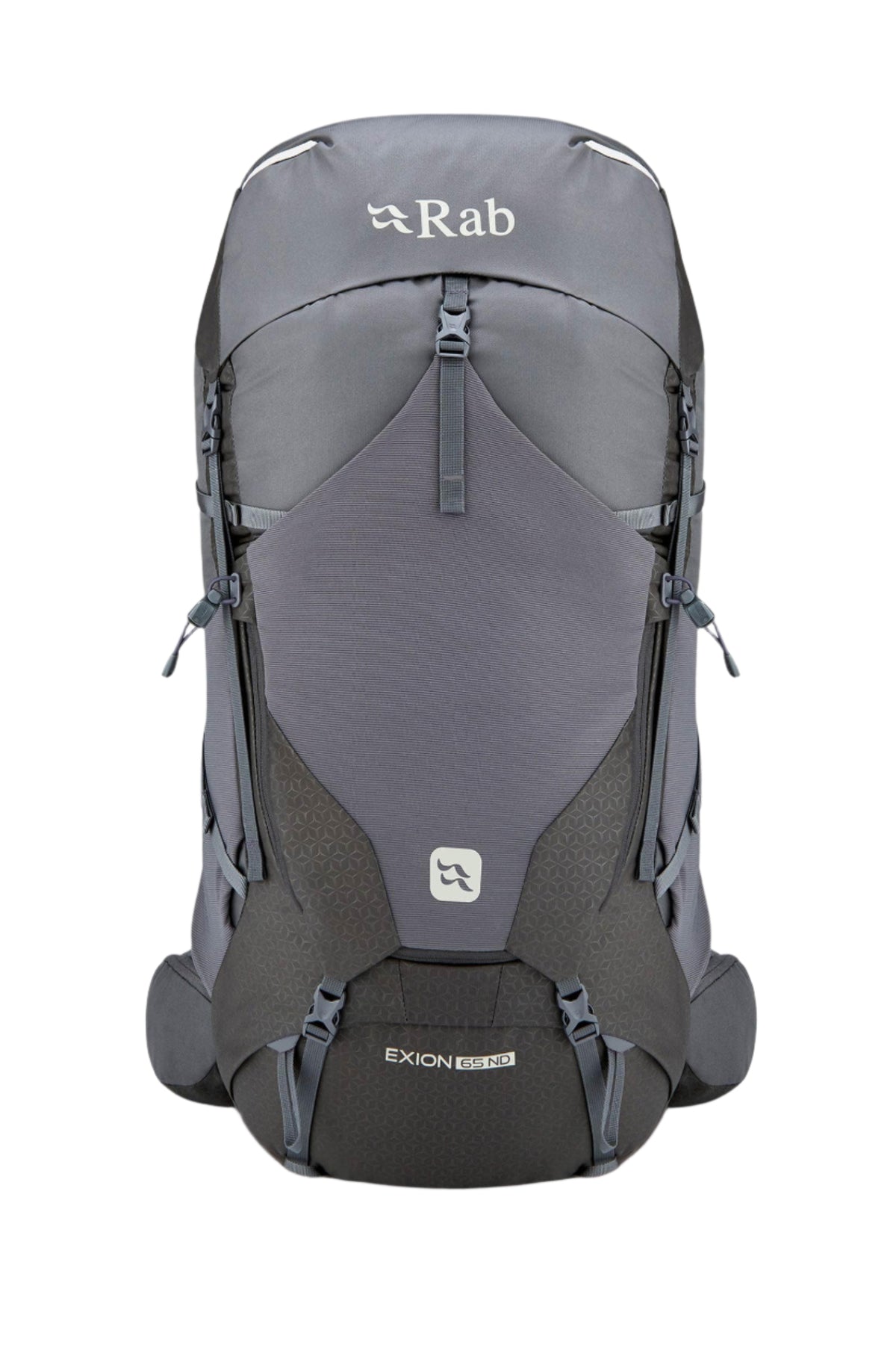 Rab Women's Exion ND65L Hiking Pack in Anthracite/Graphene - Side View