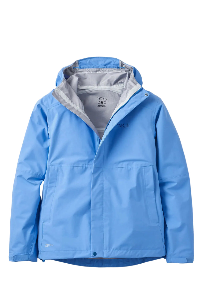 Rab Women's Firewall Waterproof Jacket in Bluebird - front