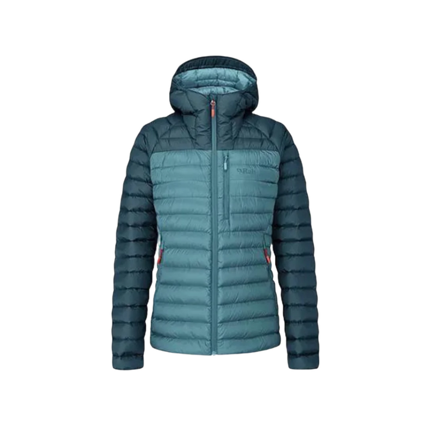 Rab Women's Microlight Alpine Down Jacket in Orion Blue (Reference) - Front
