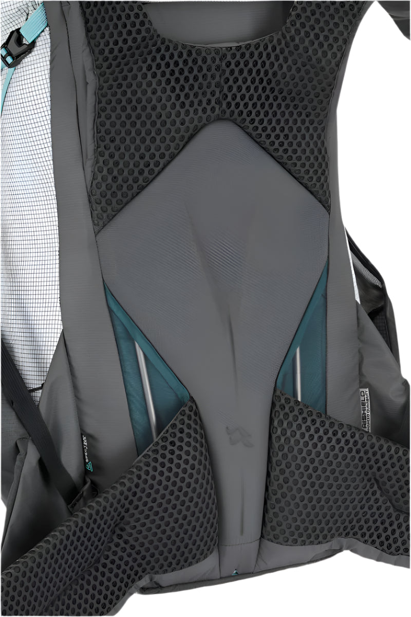 Rab Women's Muon ND40L Hiking Pack in Pewter/Graphene - Shoulder Strap Detail