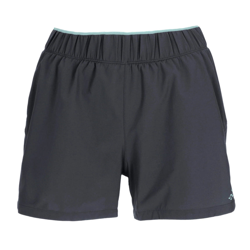 Rab Women's Talus Active Shorts in Ebony - flat lay