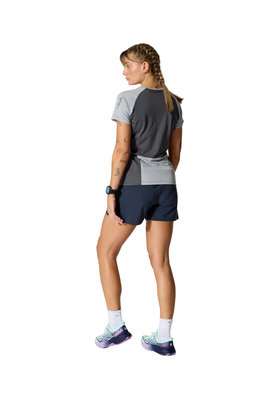 Rab Women's Talus Running Shorts in Ebony - Lifestyle