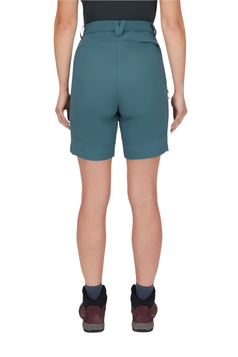 Rab Women's Torque Mountain Shorts in Orion Blue - back