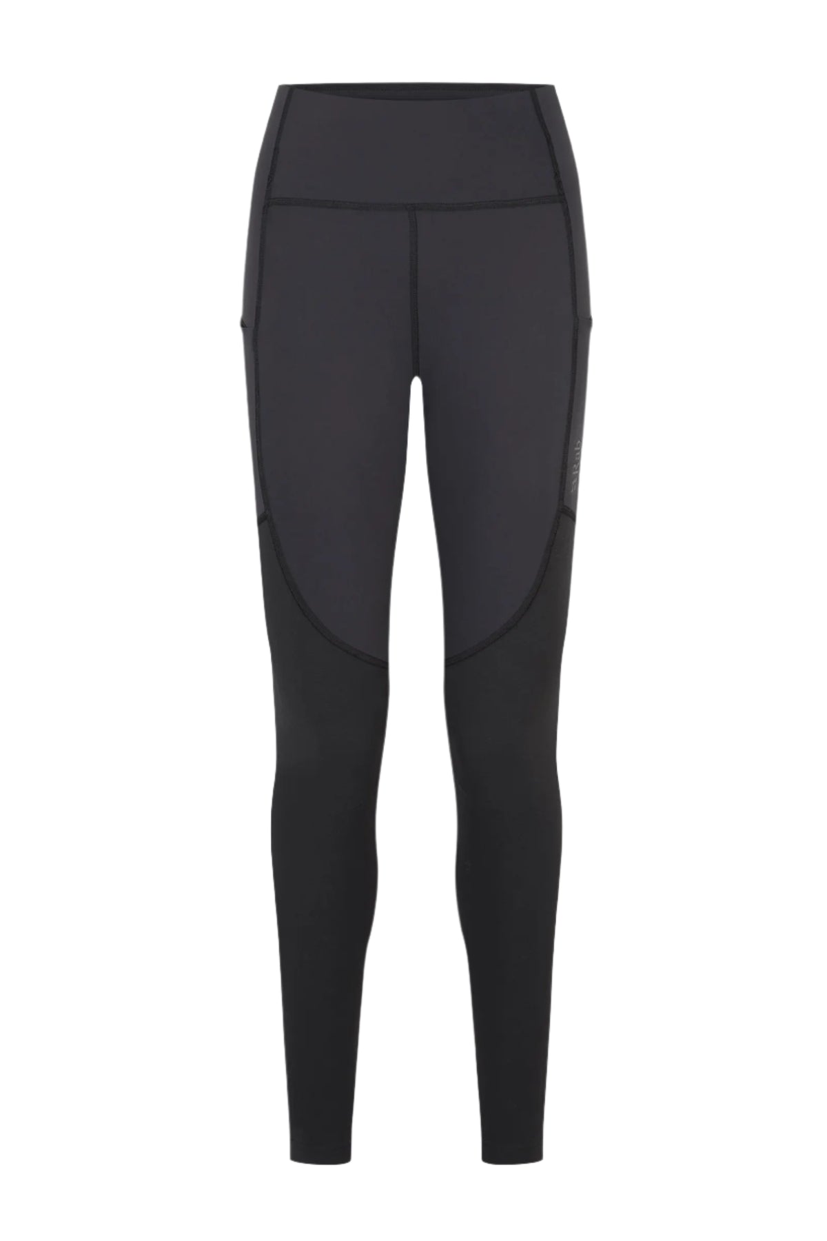 Rab Women's Torque Tights in Ebony/Black - front