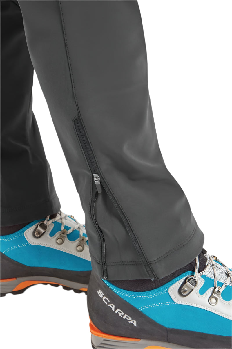 Rab Women's Torque Winter Pants in Black - hem detail