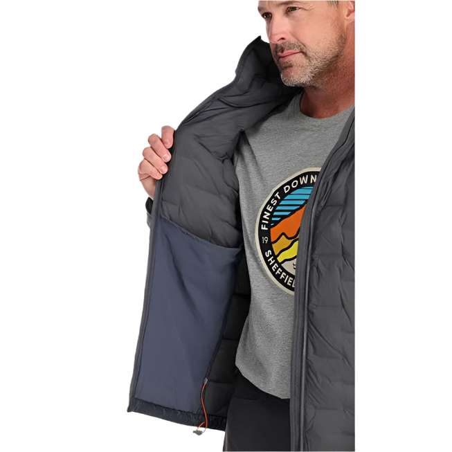 RABRab Men's Cubit Stretch Down Hooded JacketOutdoor Action