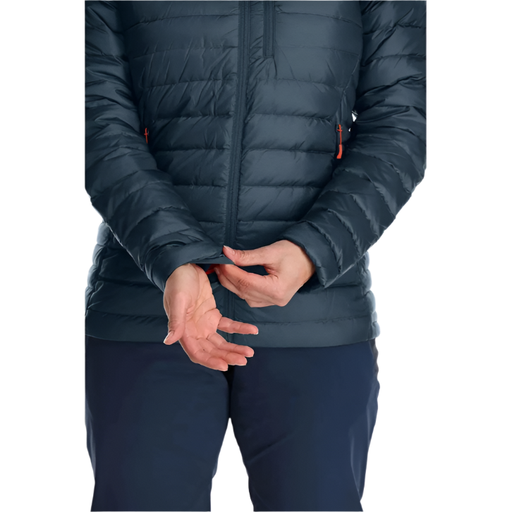 Rab Microlight Alpine Long Down Jacket Women's Outdoor Action