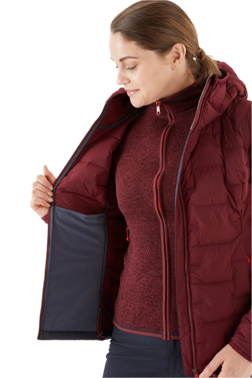 Rab Women's Cubit Stretch Down Hoody Outdoor Action