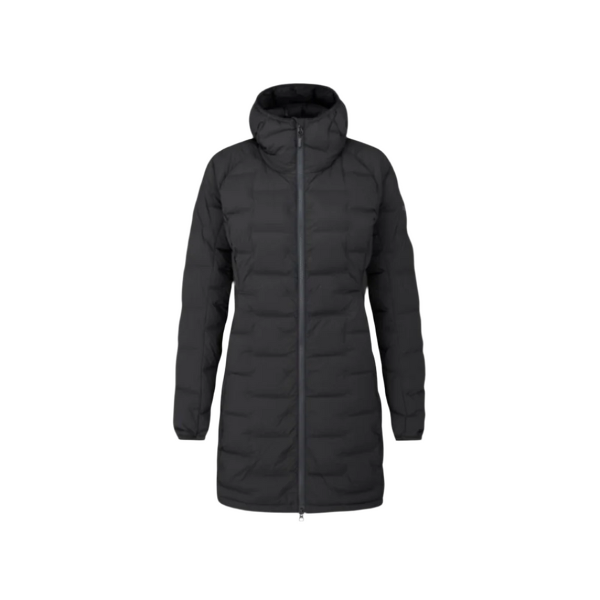 Rab Women's Cubit Stretch Down Parka Outdoor Action