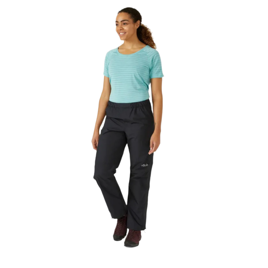 RABRab Women's Downpour Eco Waterproof Full Zip PantsOutdoor Action