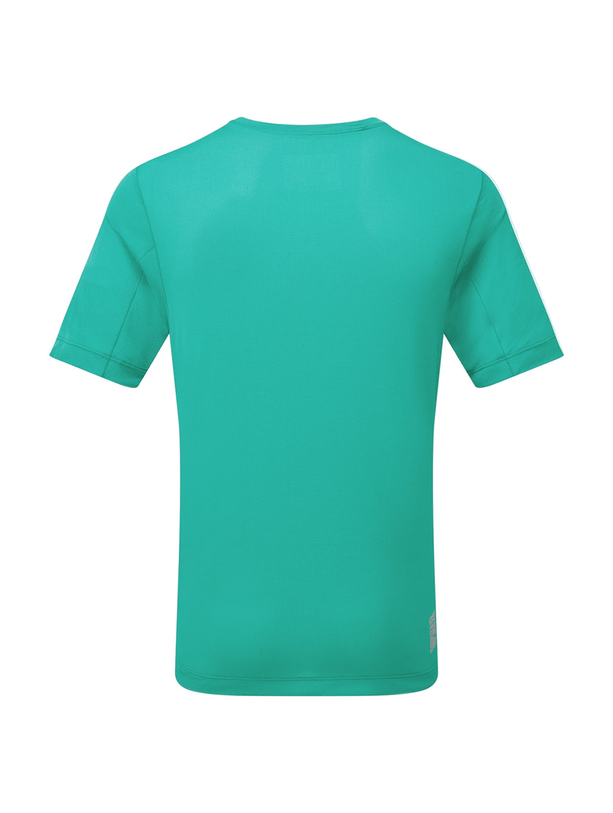 Ronhill Men's Tech S/S Tee in Seafaring/Deep Laguna - back, 3