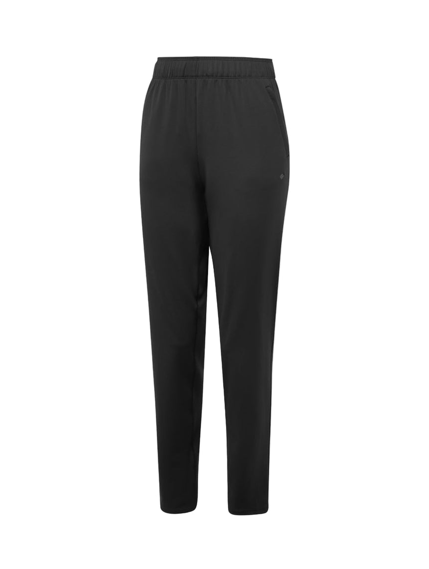 Ronhill Women's Core Slim Trackster in All Black - front