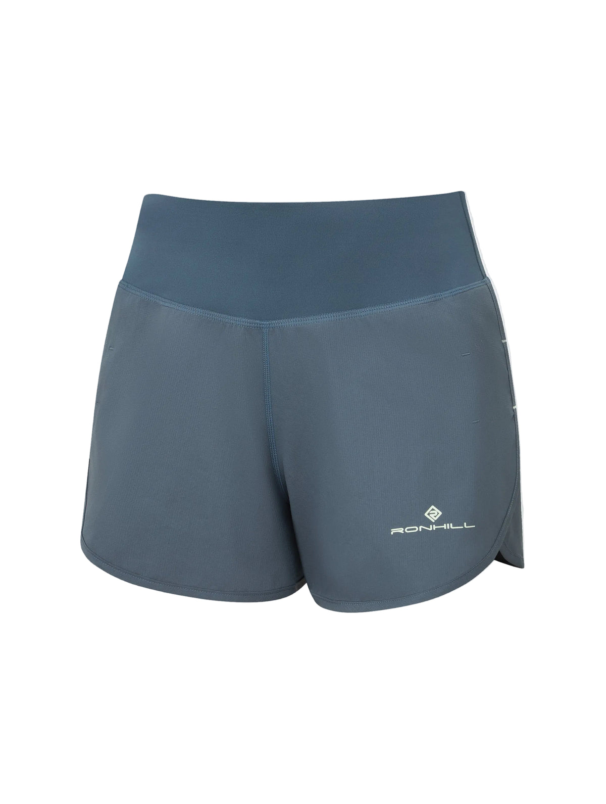 Ronhill Women's Tech 4.5" Short in Evening Haze/Seafoam - front