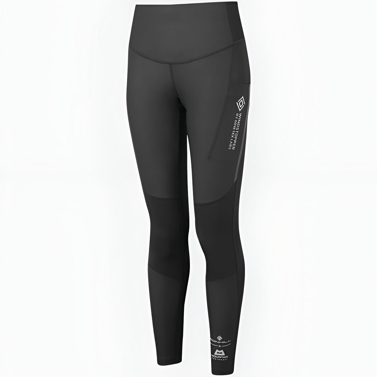 Ronhill Women's Tech GORE-TEX Windstopper Tight All Black - front
