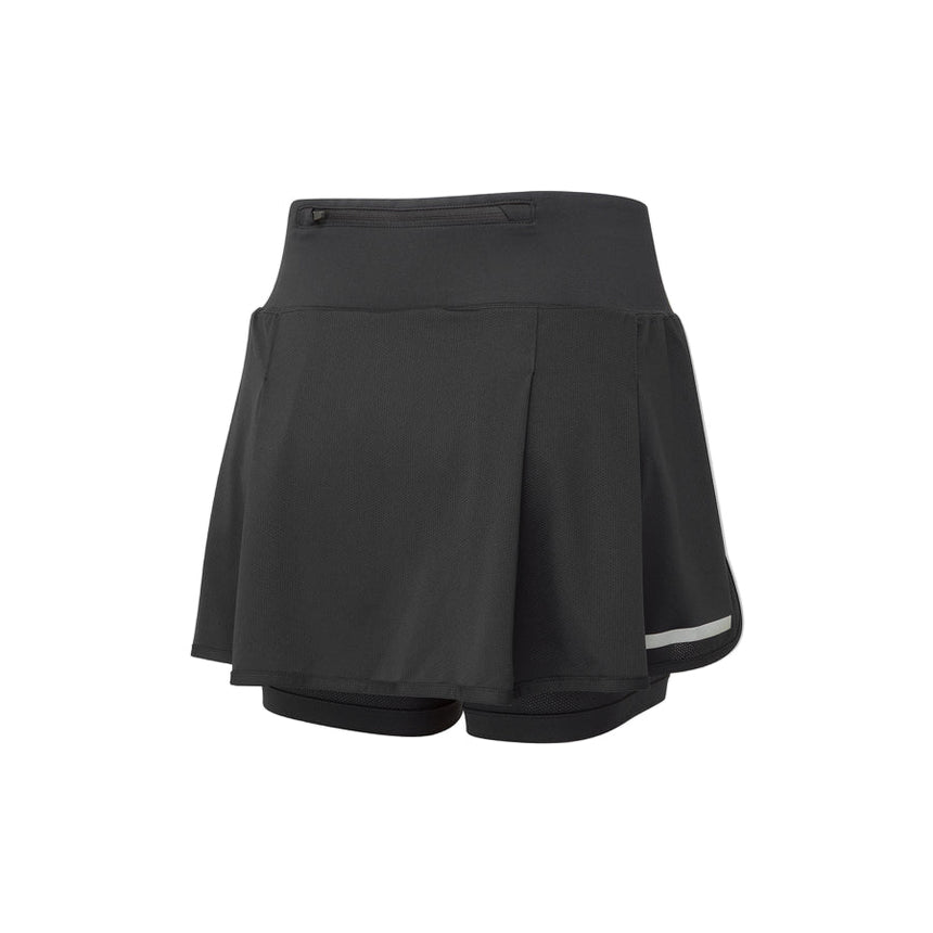 Ronhill Women's Tech Skort in All Black - back
