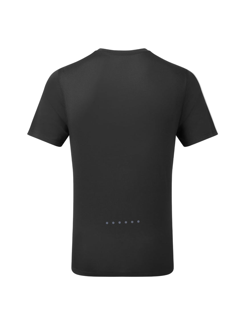 Ronhill Mens Core S/S Tee Outdoor Action Black/Bright White- Back