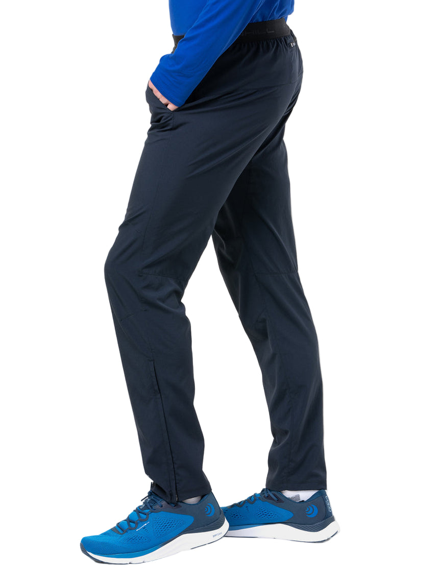 Ronhill Mens Core Trackster Session Pant Outdoor Action Black/Bright White- Ankle Zips