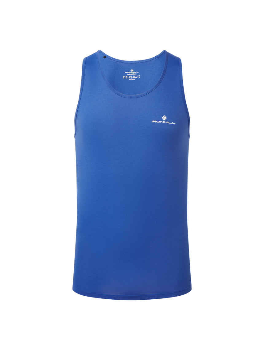 Ronhill Mens Core Vest Outdoor Action DrkCobalt/BrightWhite- Front