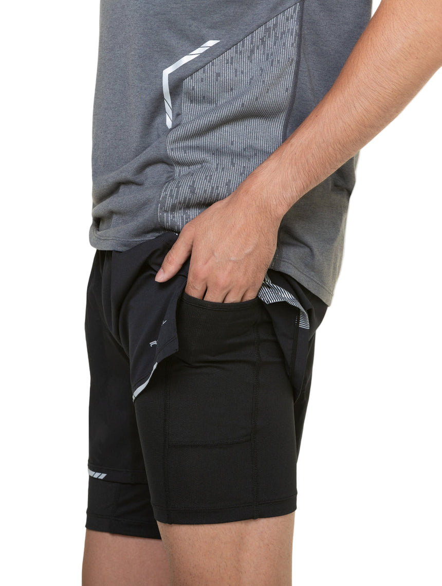 RonhillRonhill Mens Tech Reflect 5" Twin ShortOutdoor Action