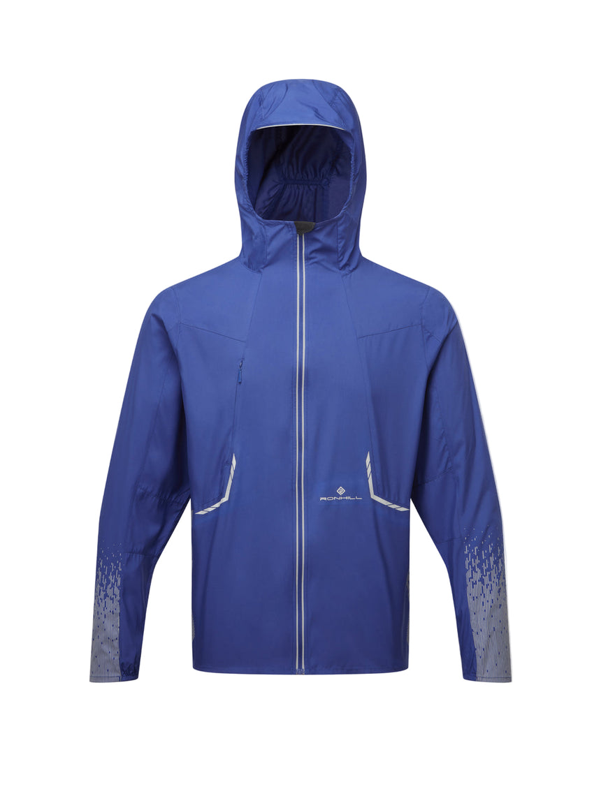 Ronhill Mens Tech Reflect Jacket Outdoor Action Ocean/Reflect- Front