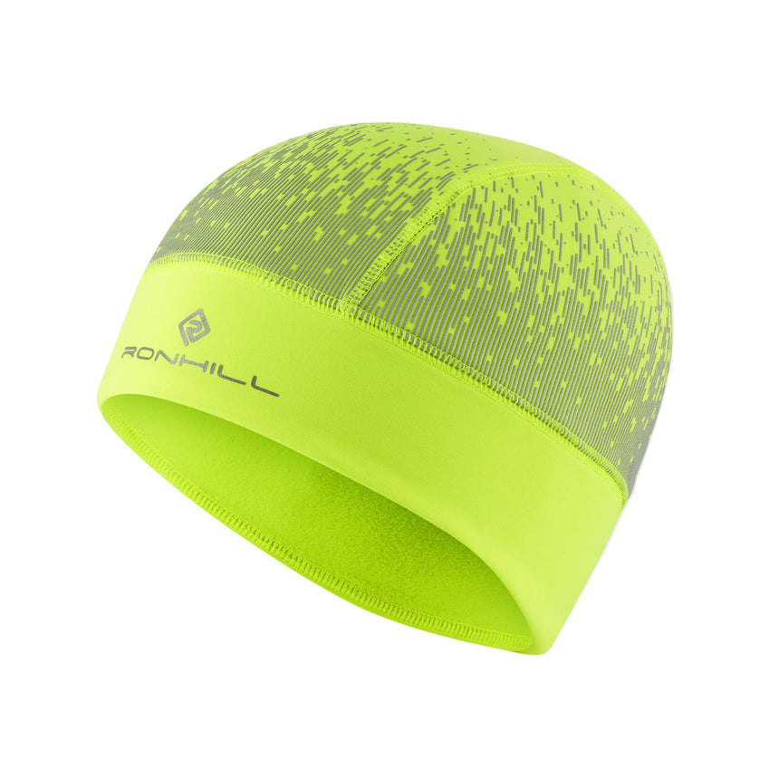 Ronhill Reflect Beanie Outdoor Action Fluo Yellow/Reflect- Front