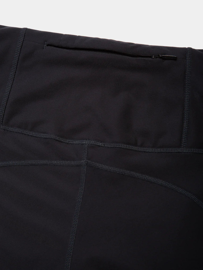 Ronhill Women's Tech Winter Tight Outdoor Action All Black- Secure Back Pocket