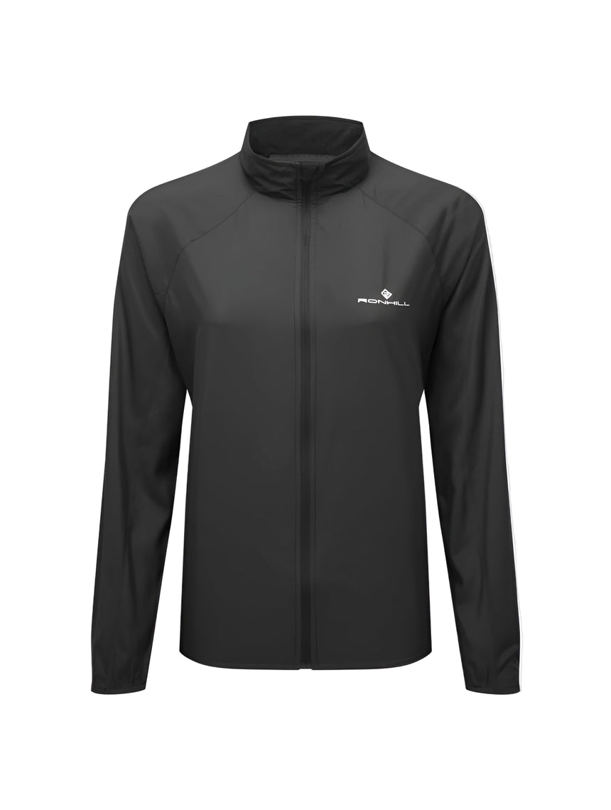 Ronhill Women's Core Jacket Outdoor Action All Black- Front