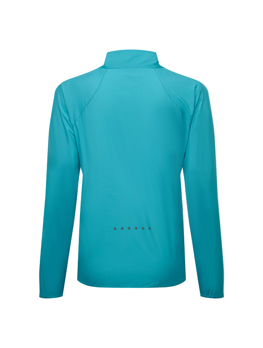 Ronhill Women's Core Jacket Outdoor Action Azure/Bright White- Back