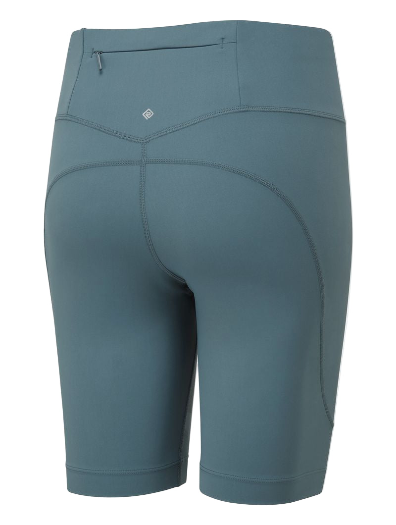 Ronhill Women's Tech Stretch Short Outdoor Action Dark Mallard- Back