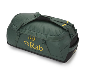 RAB Escape Kit Bag 90L duffel angle green