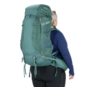 Osprey Viva 65 EF Women's backpack - Outdoor Action - model  back angled