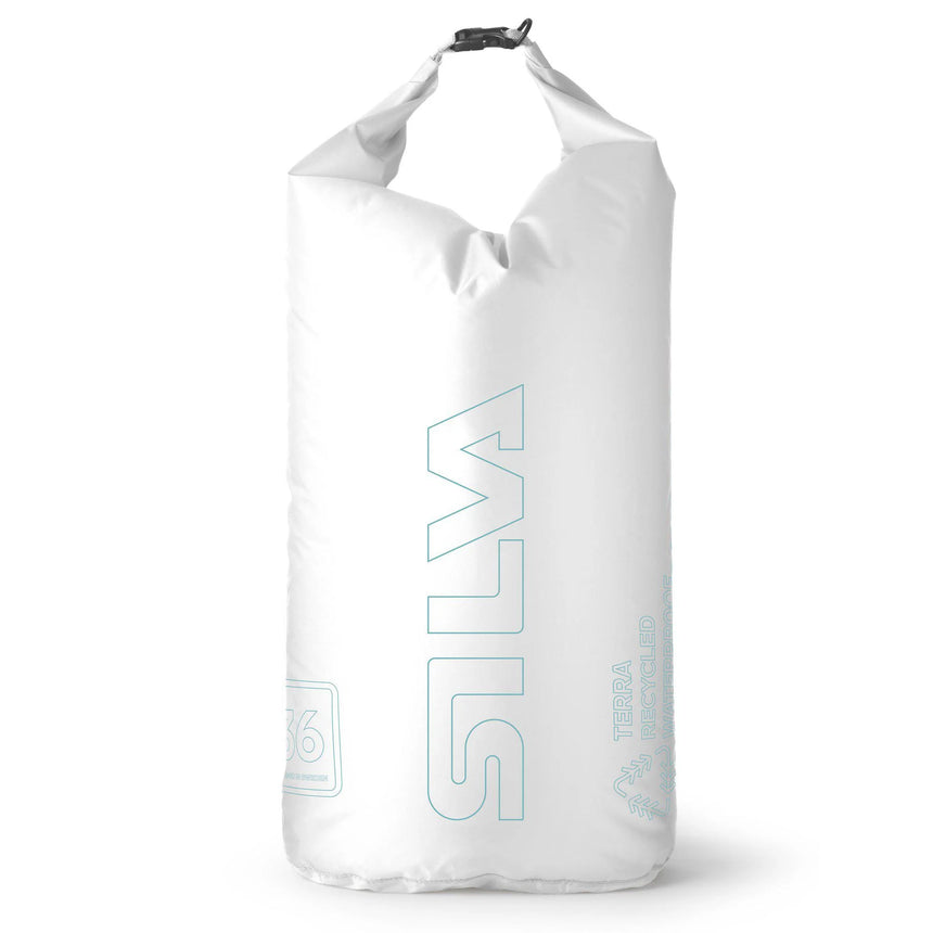 White dry bag with Silva logo on a white background